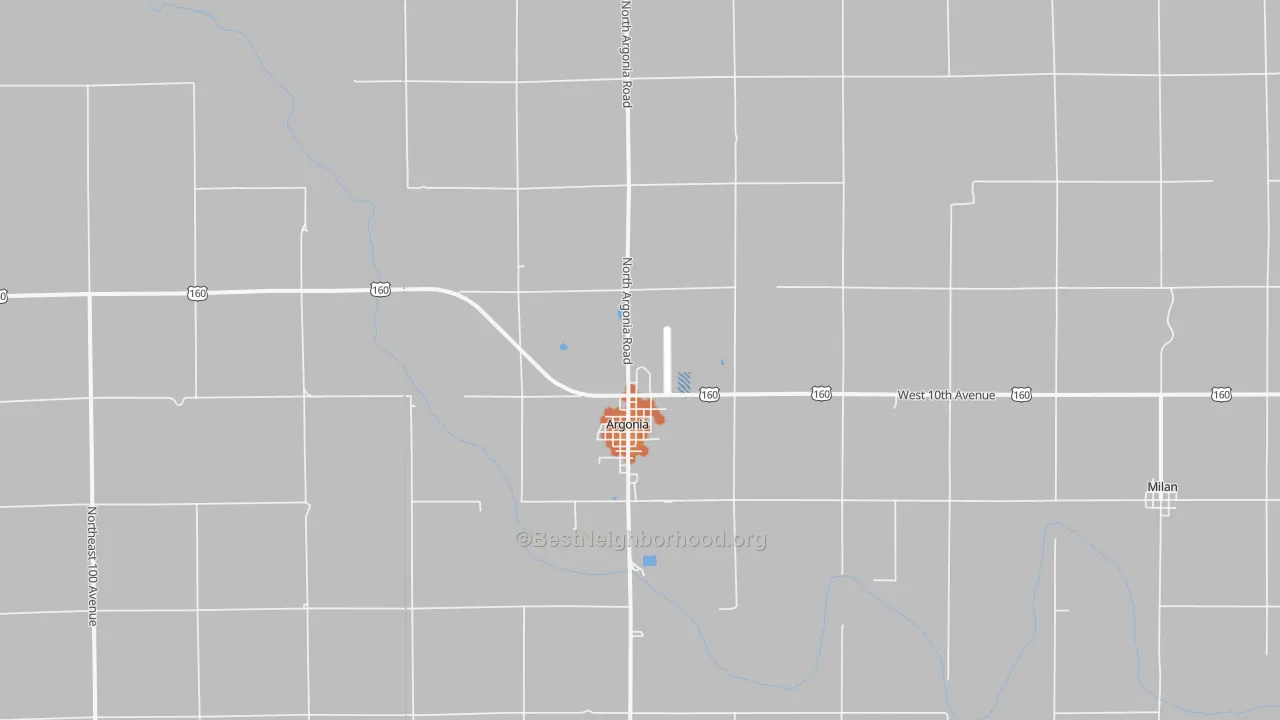 Bike Grade map of 67004, KS