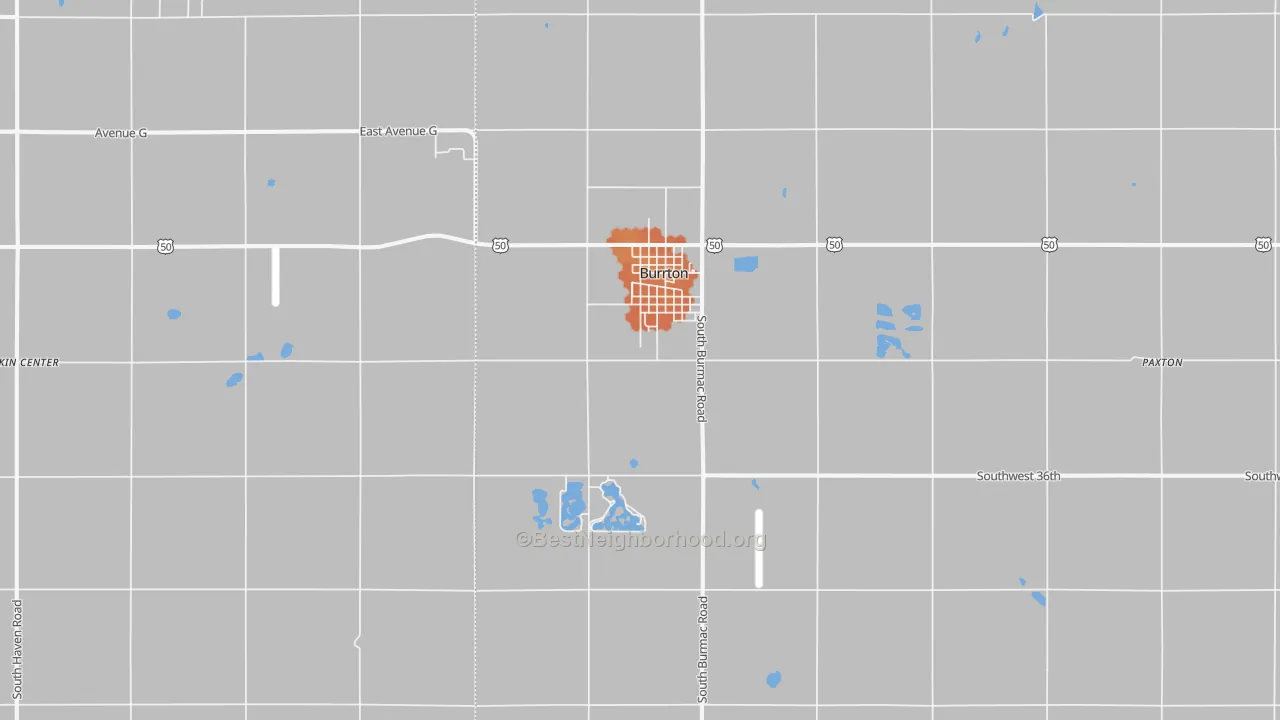 Bike Grade map of 67020, KS