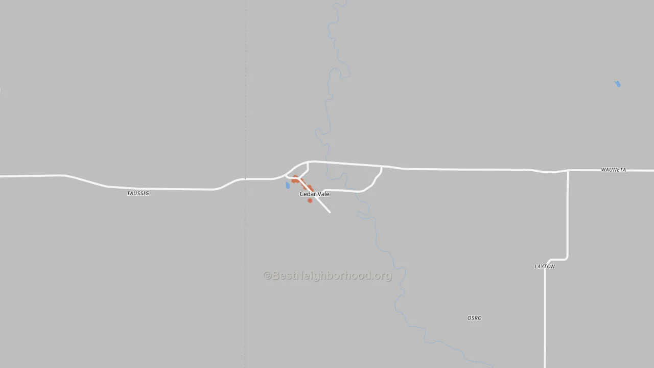 Bike Grade map of 67024, KS