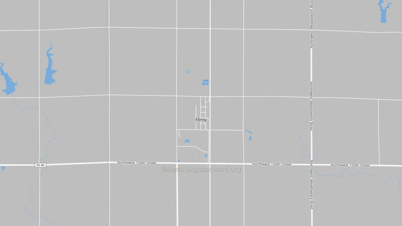 Bike Grade map of 67041, KS
