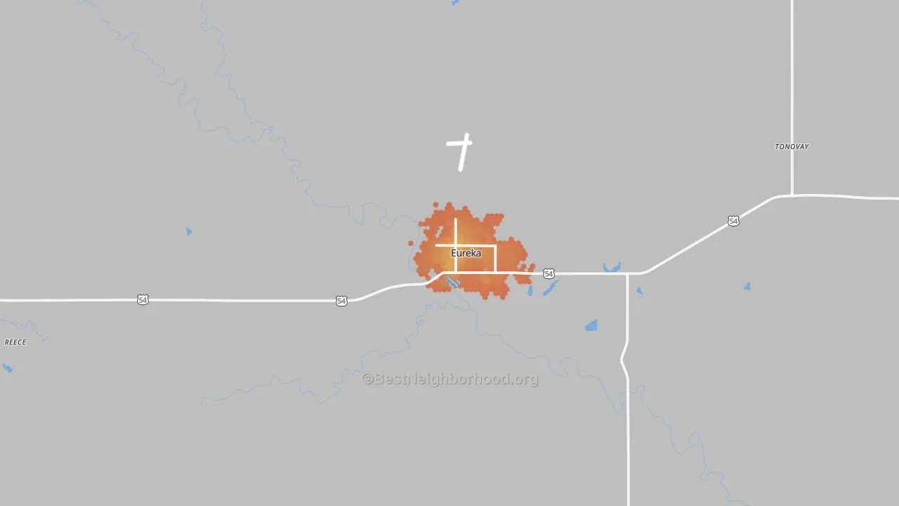 Bike Grade map of 67045, KS