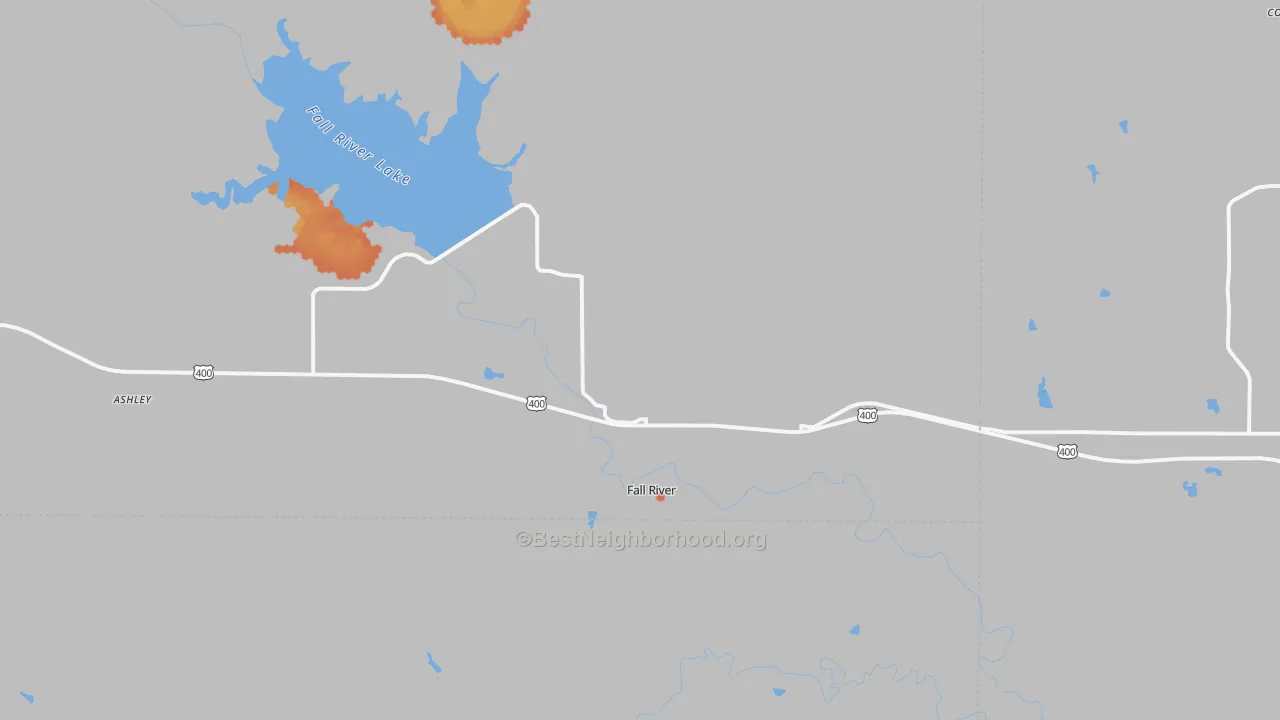 Bike Grade map of 67047, KS