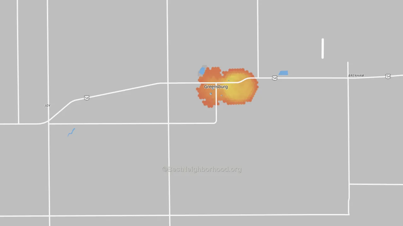 Bike Grade map of 67054, KS