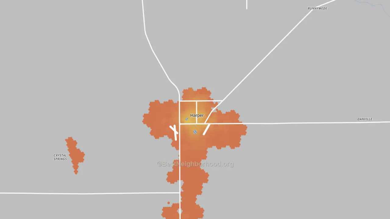 Bike Grade map of 67058, KS