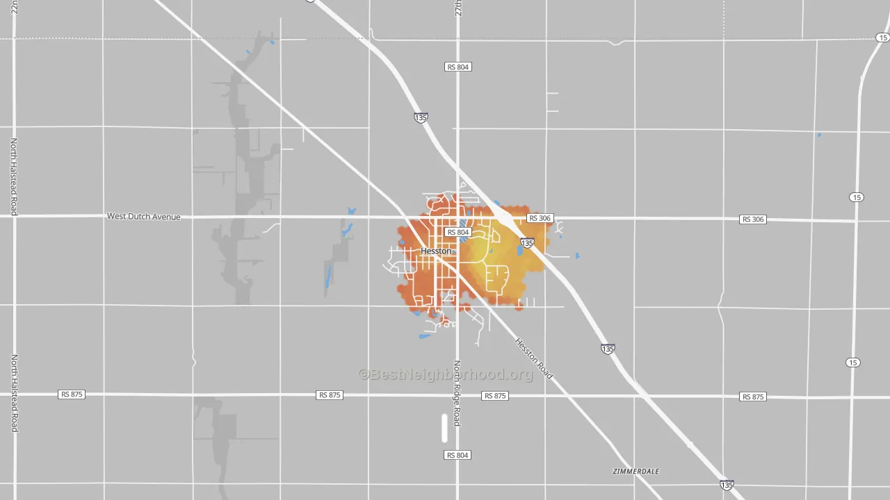 Bike Grade map of 67062, KS