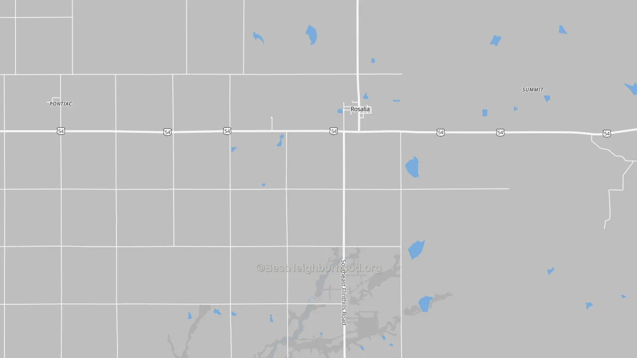 Bike Grade map of 67132, KS