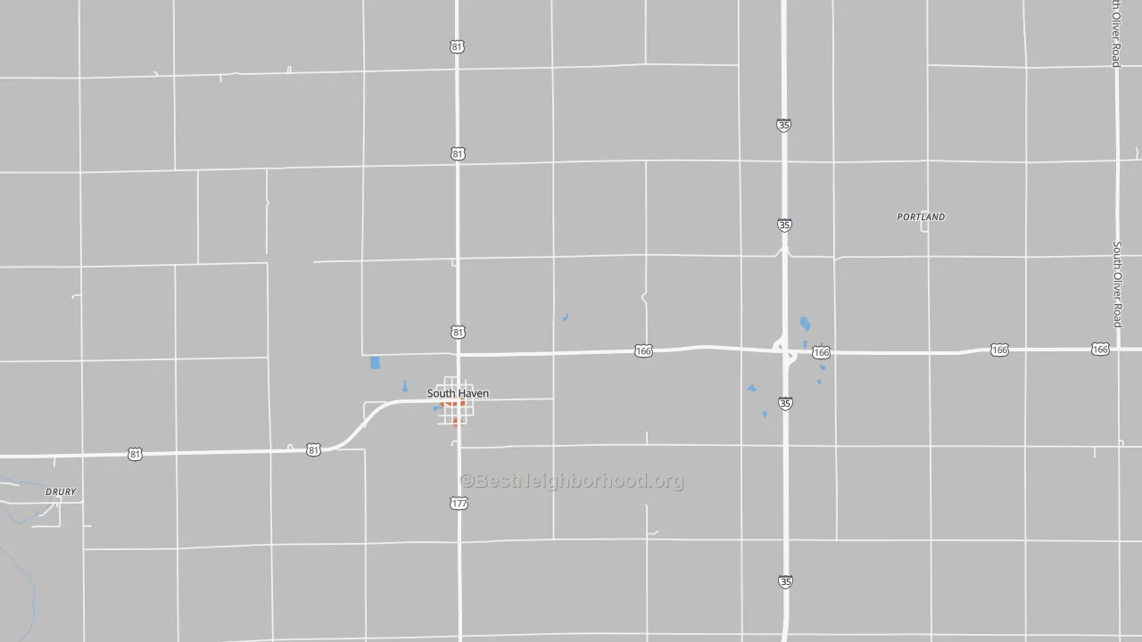 Bike Grade map of 67140, KS