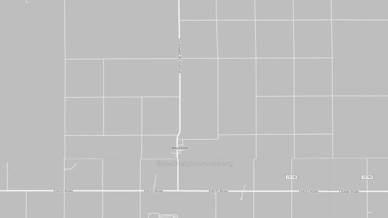 Bike Grade map of 67150, KS
