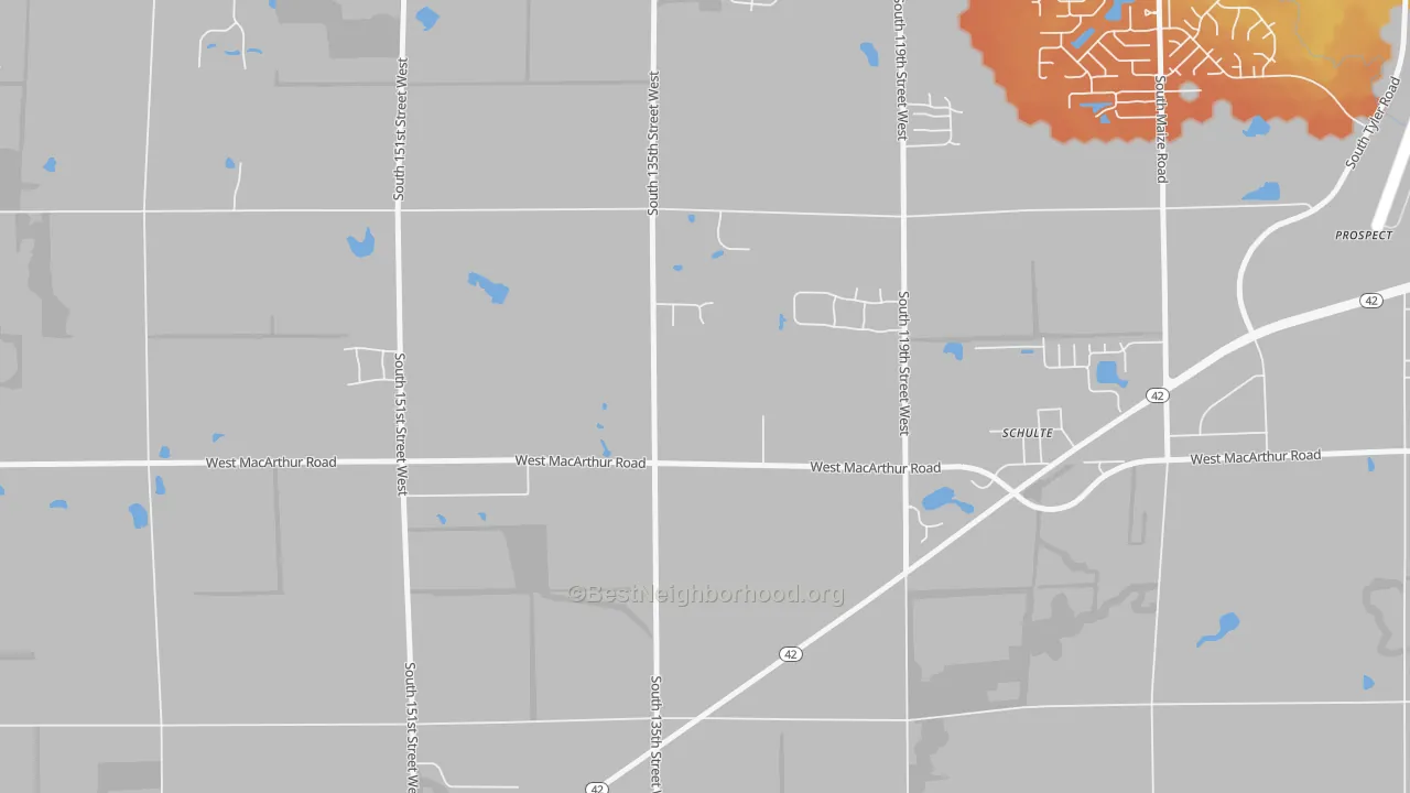Bike Grade map of 67227, KS