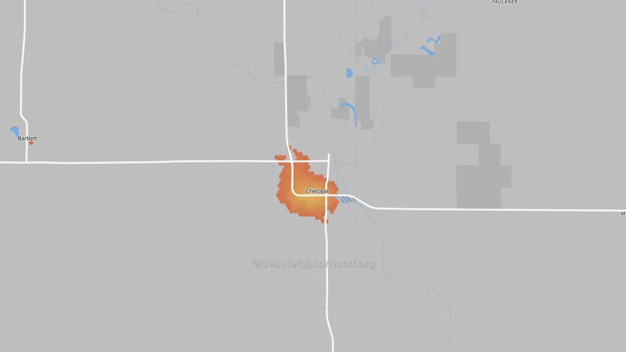 Bike Grade map of 67336, KS