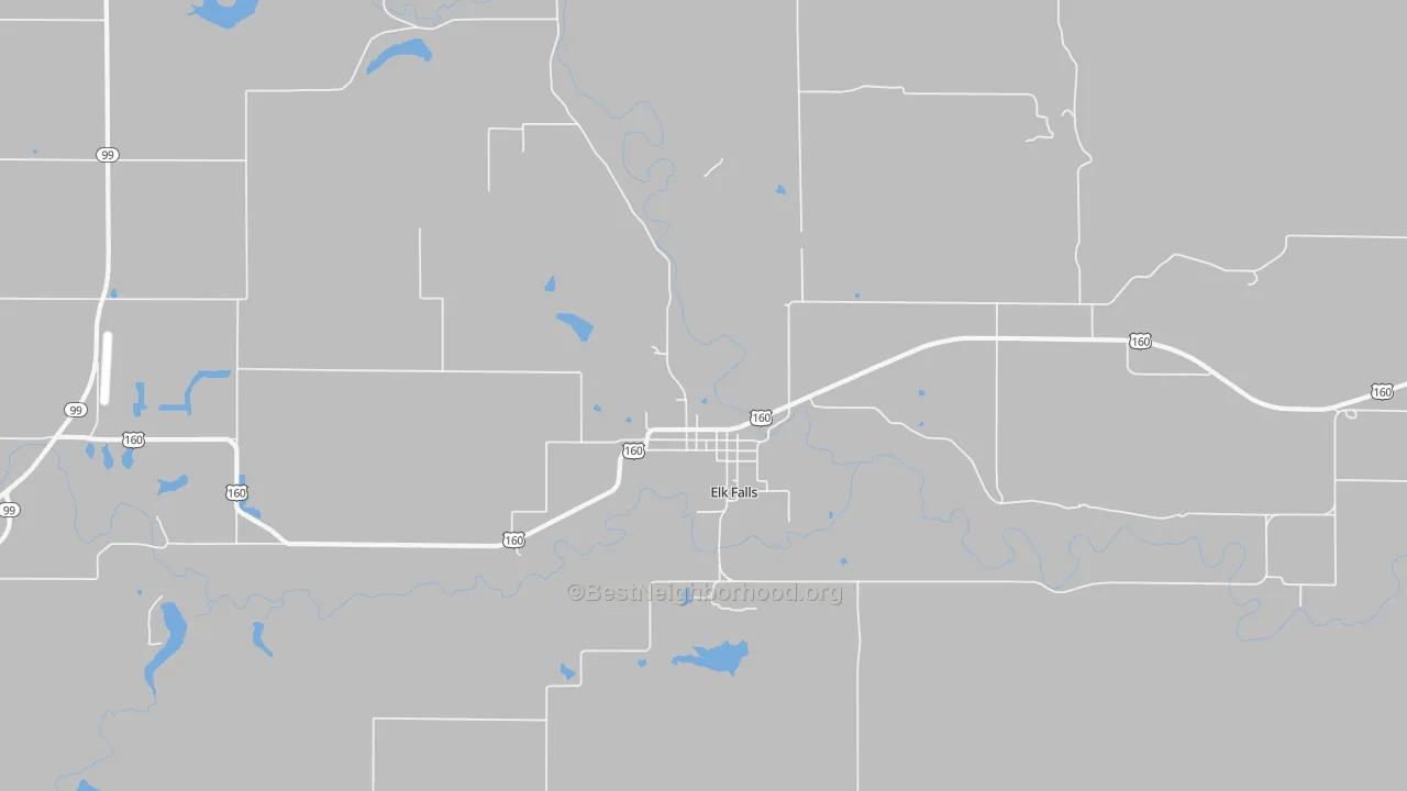 Bike Grade map of 67345, KS
