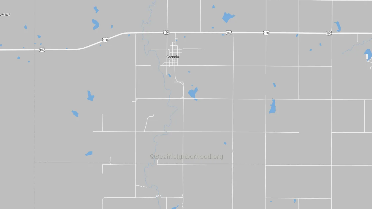 Bike Grade map of 67346, KS
