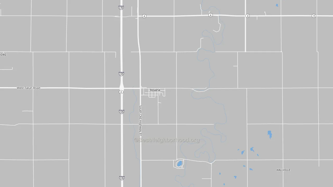 Bike Grade map of 67416, KS