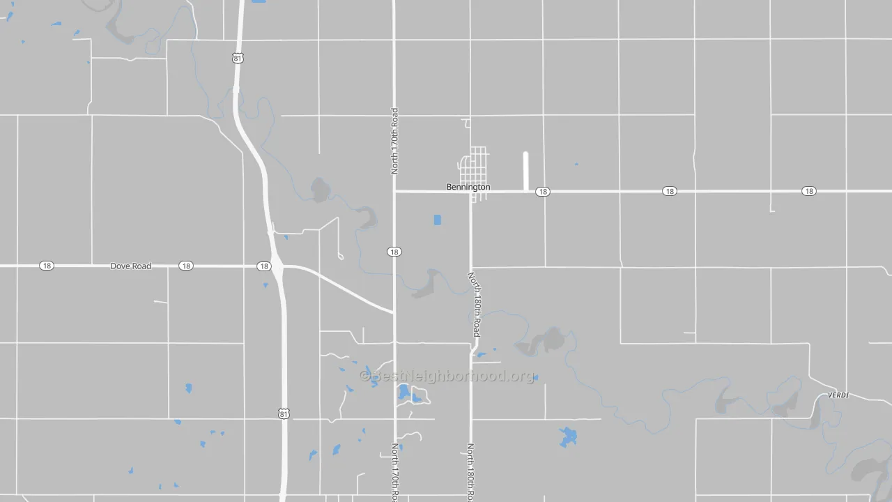 Bike Grade map of 67422, KS