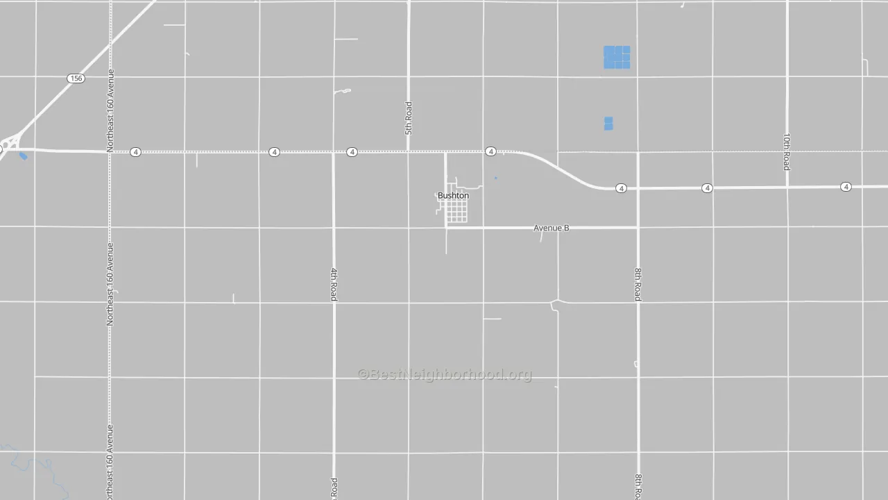 Bike Grade map of 67427, KS