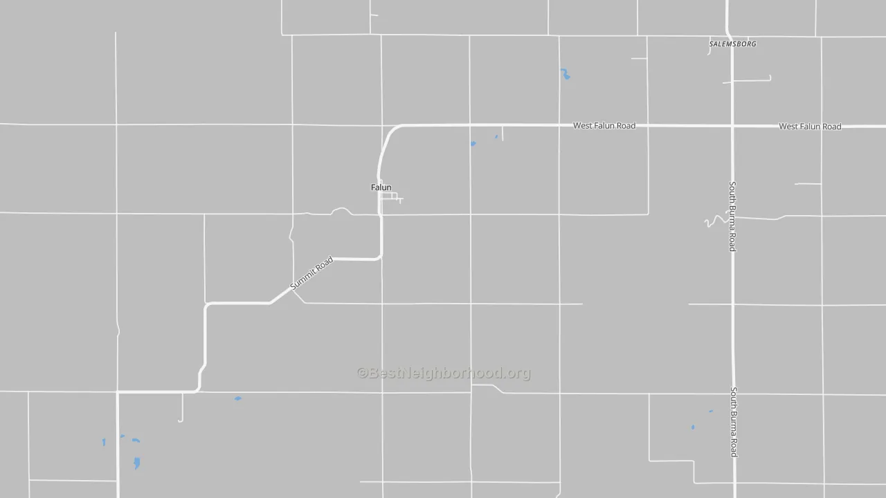 Bike Grade map of 67442, KS
