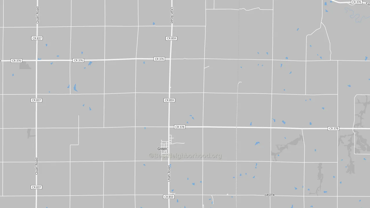 Bike Grade map of 67447, KS