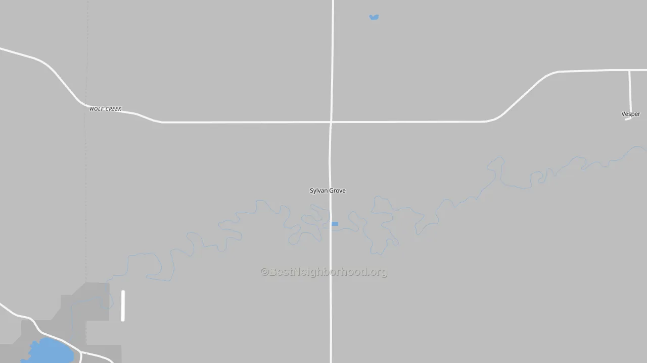 Bike Grade map of 67481, KS