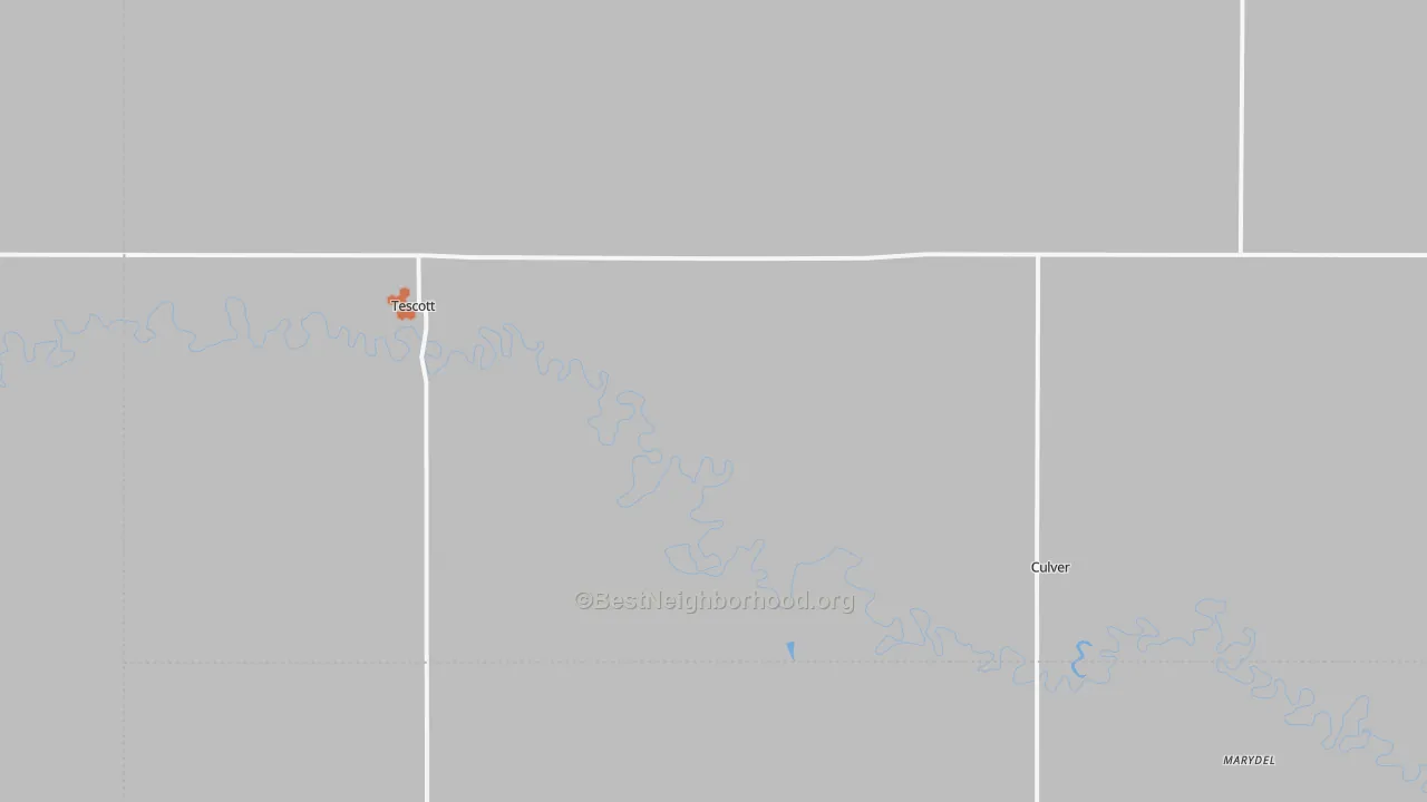 Bike Grade map of 67484, KS