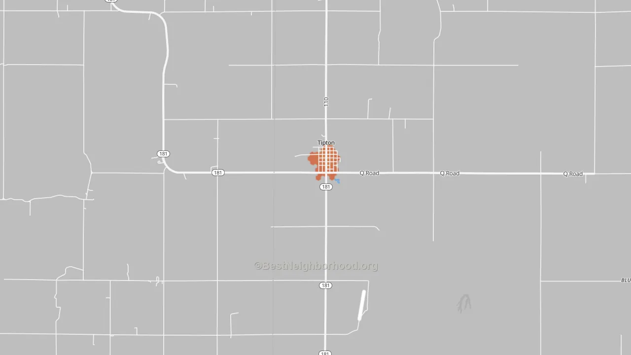 Bike Grade map of 67485, KS