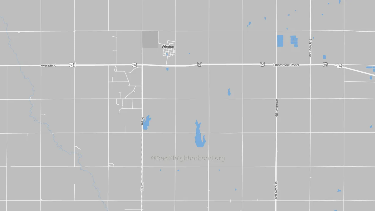 Bike Grade map of 67491, KS