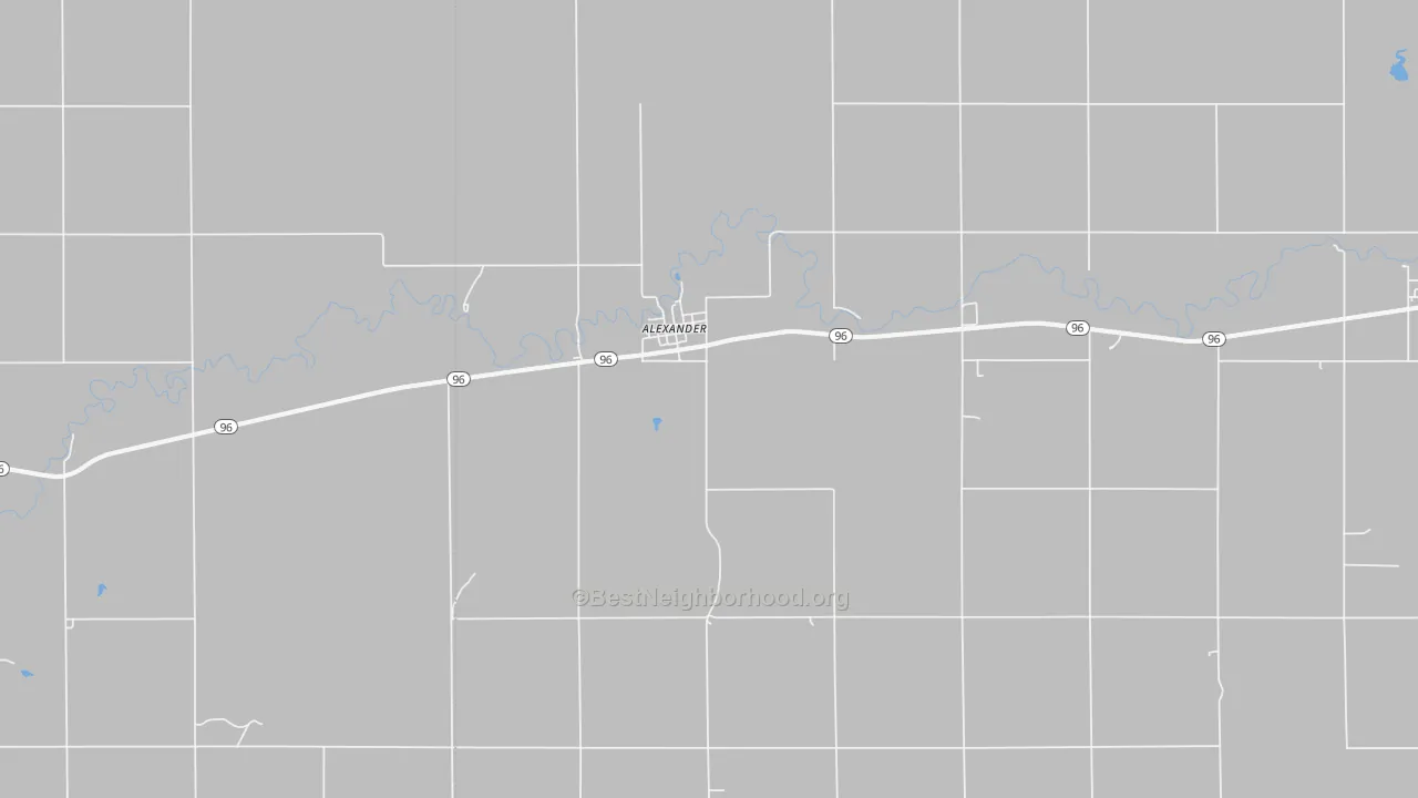 Bike Grade map of 67513, KS