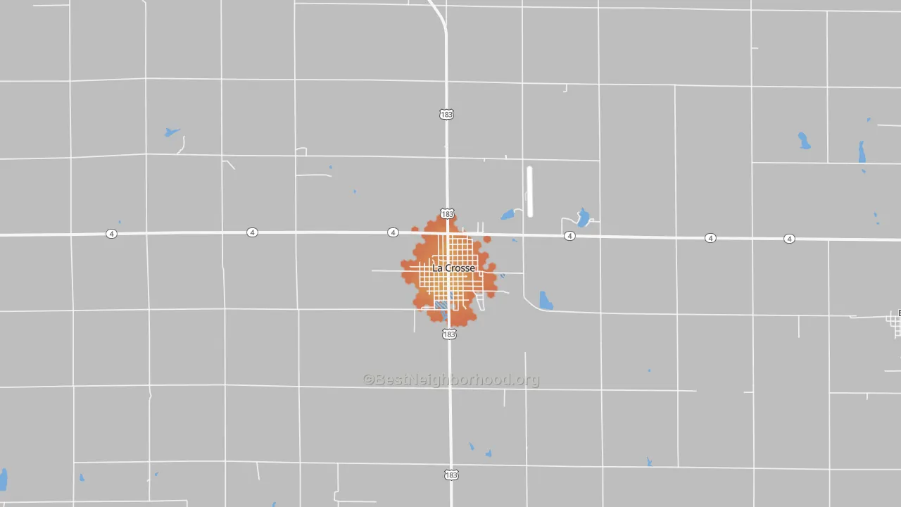Bike Grade map of 67548, KS