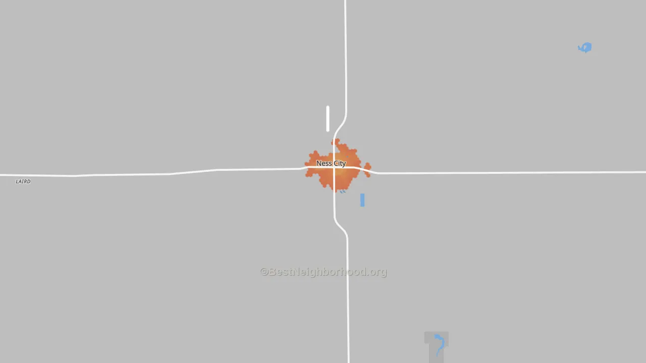 Bike Grade map of 67560, KS