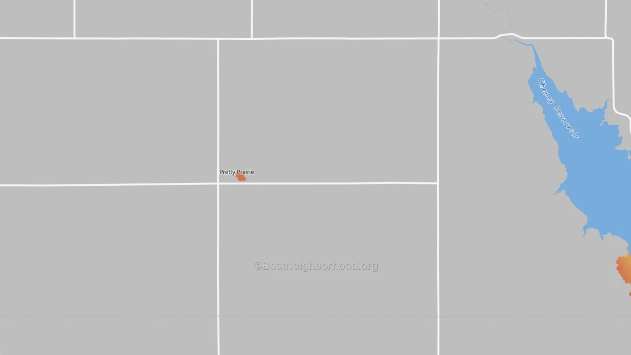 Bike Grade map of 67570, KS