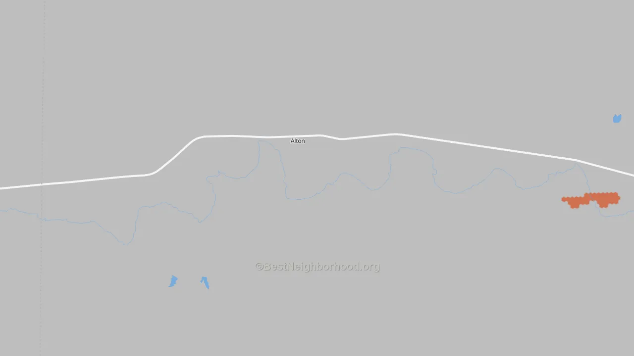 Bike Grade map of 67623, KS