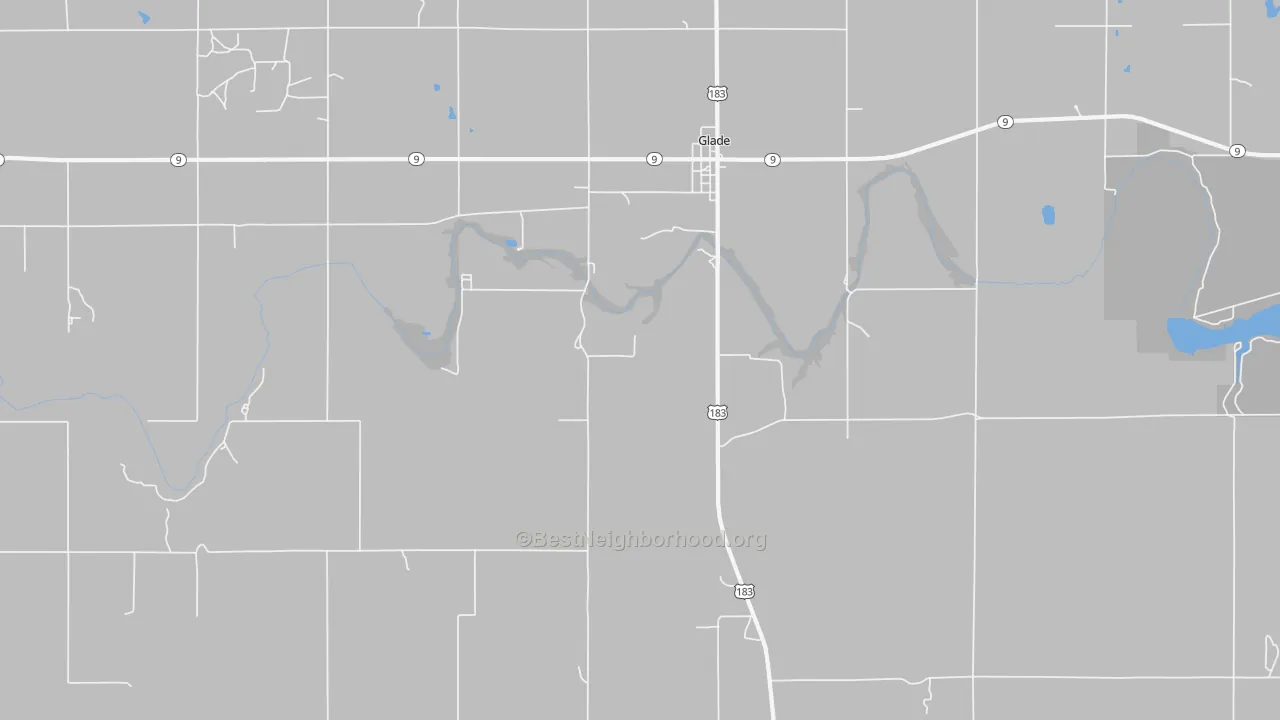 Bike Grade map of 67639, KS