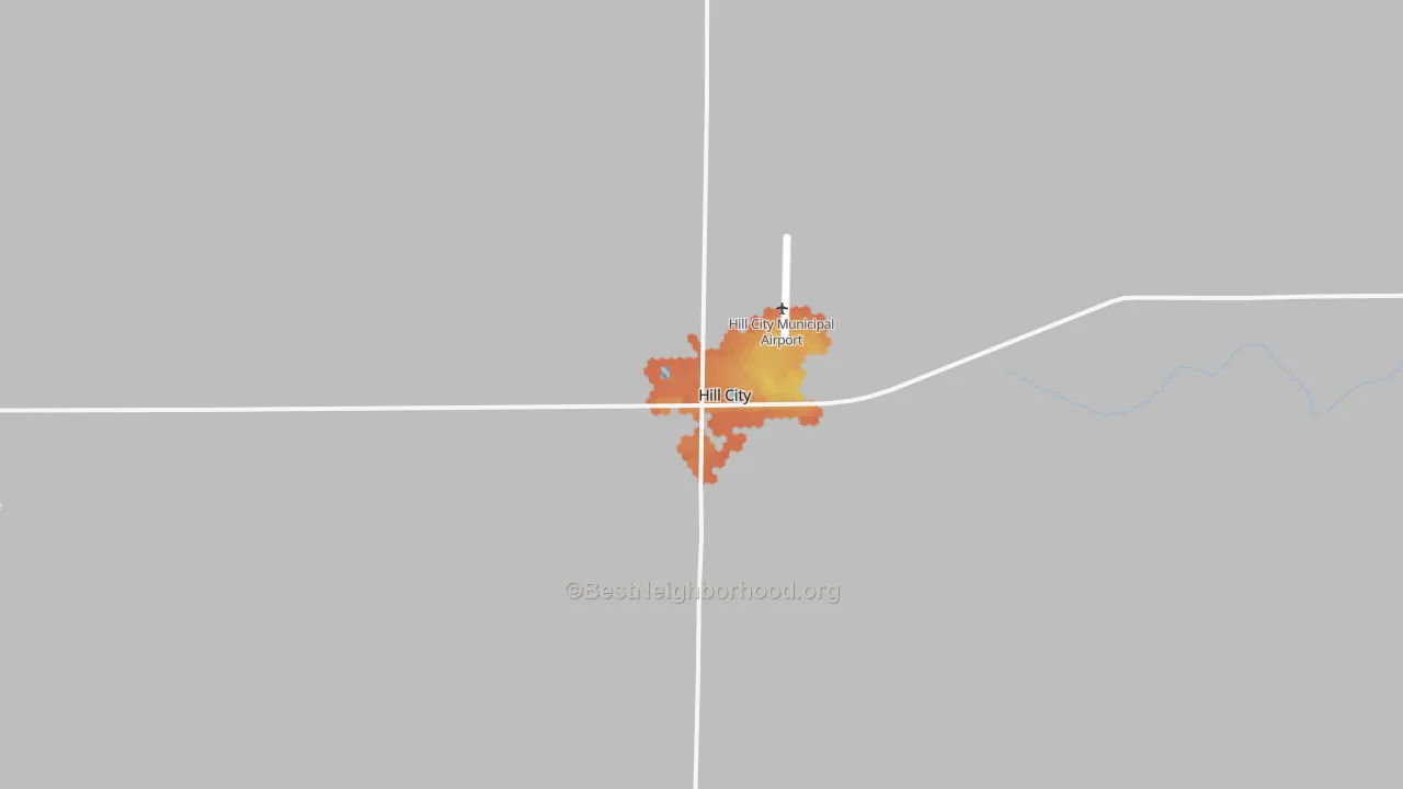 Bike Grade map of 67642, KS