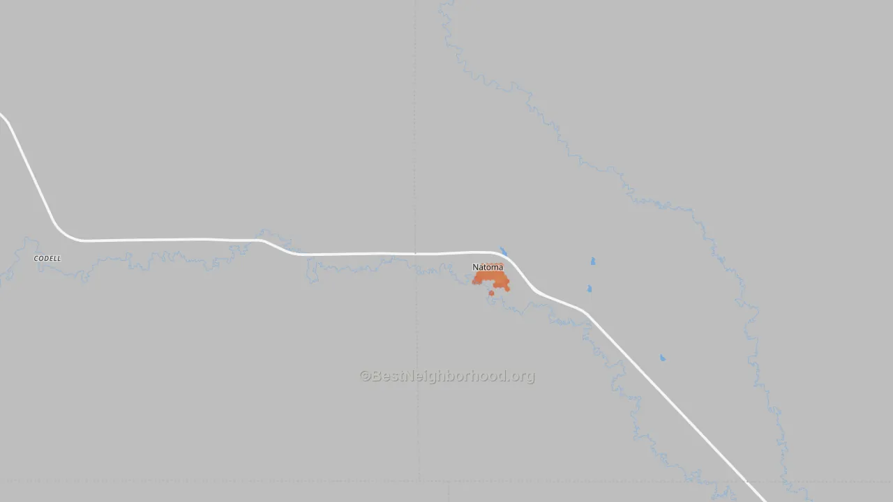 Bike Grade map of 67651, KS