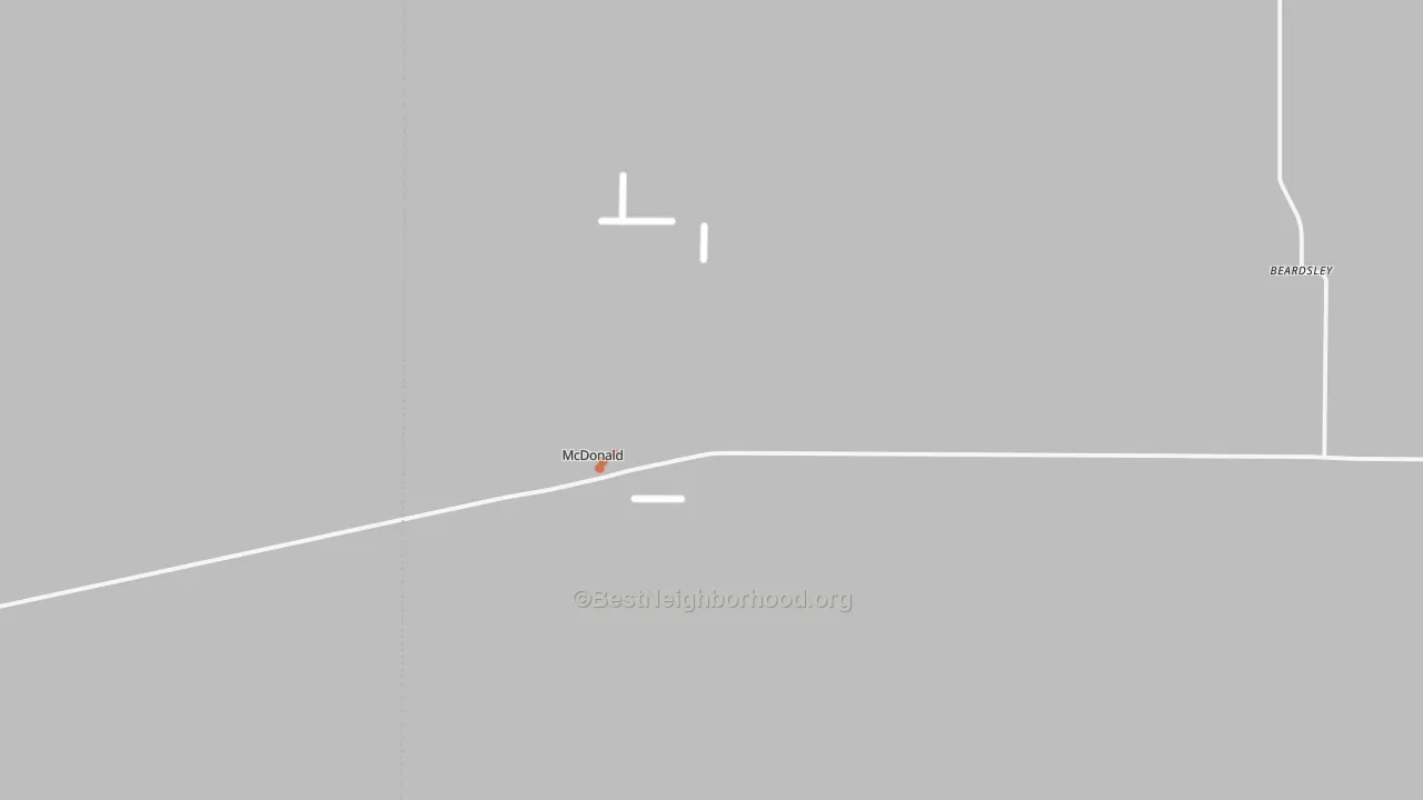 Bike Grade map of 67745, KS