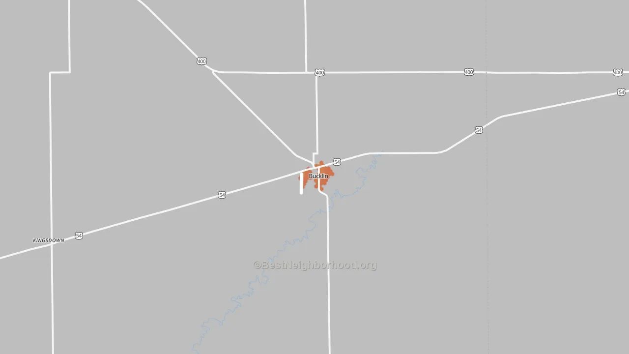 Bike Grade map of 67834, KS