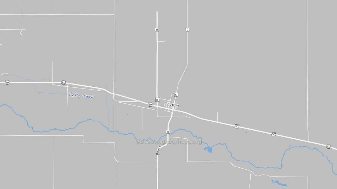 Bike Grade map of 67836, KS