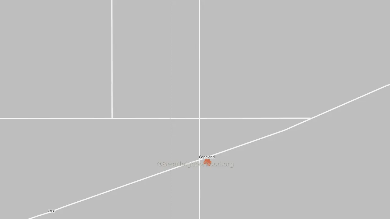 Bike Grade map of 67837, KS