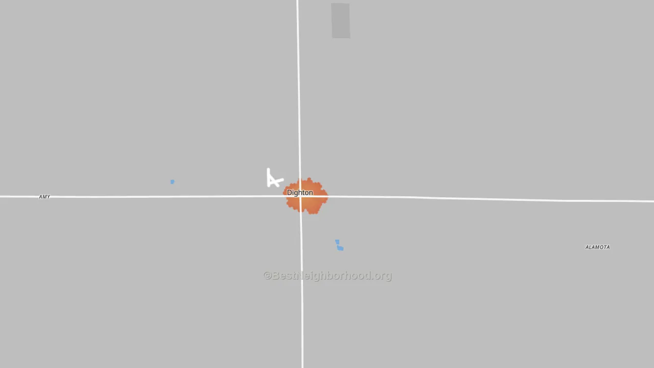 Bike Grade map of 67839, KS