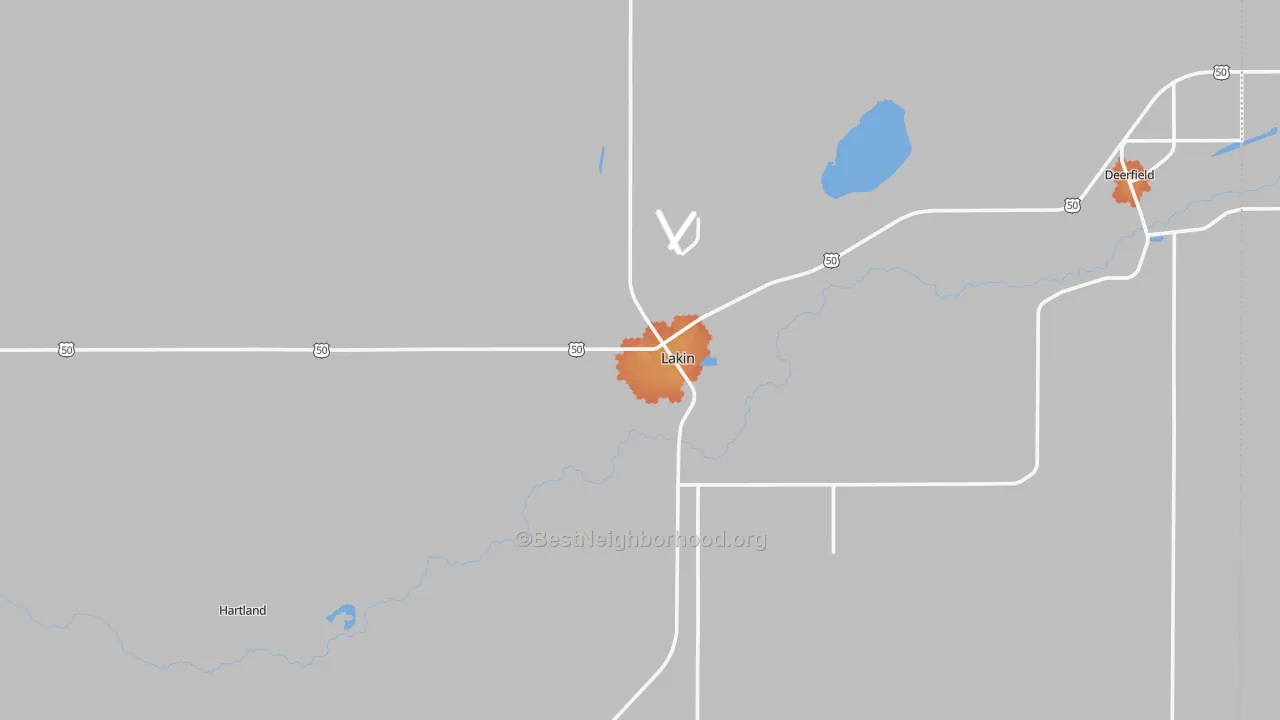 Bike Grade map of 67860, KS
