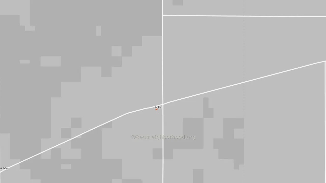 Bike Grade map of 67954, KS