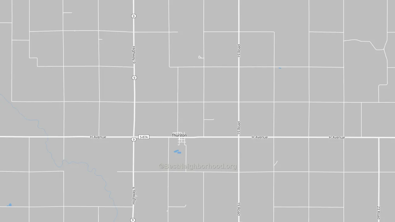 Bike Grade map of 68062, NE