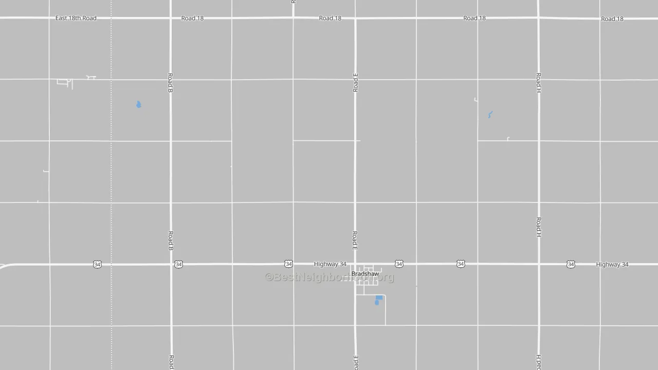 Bike Grade map of 68319, NE