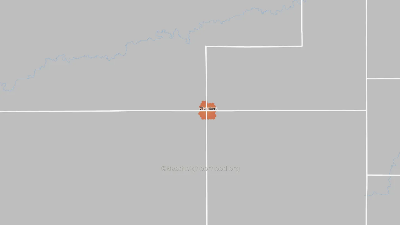 Bike Grade map of 68725, NE