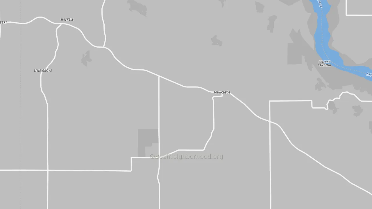 Bike Grade map of 68757, NE