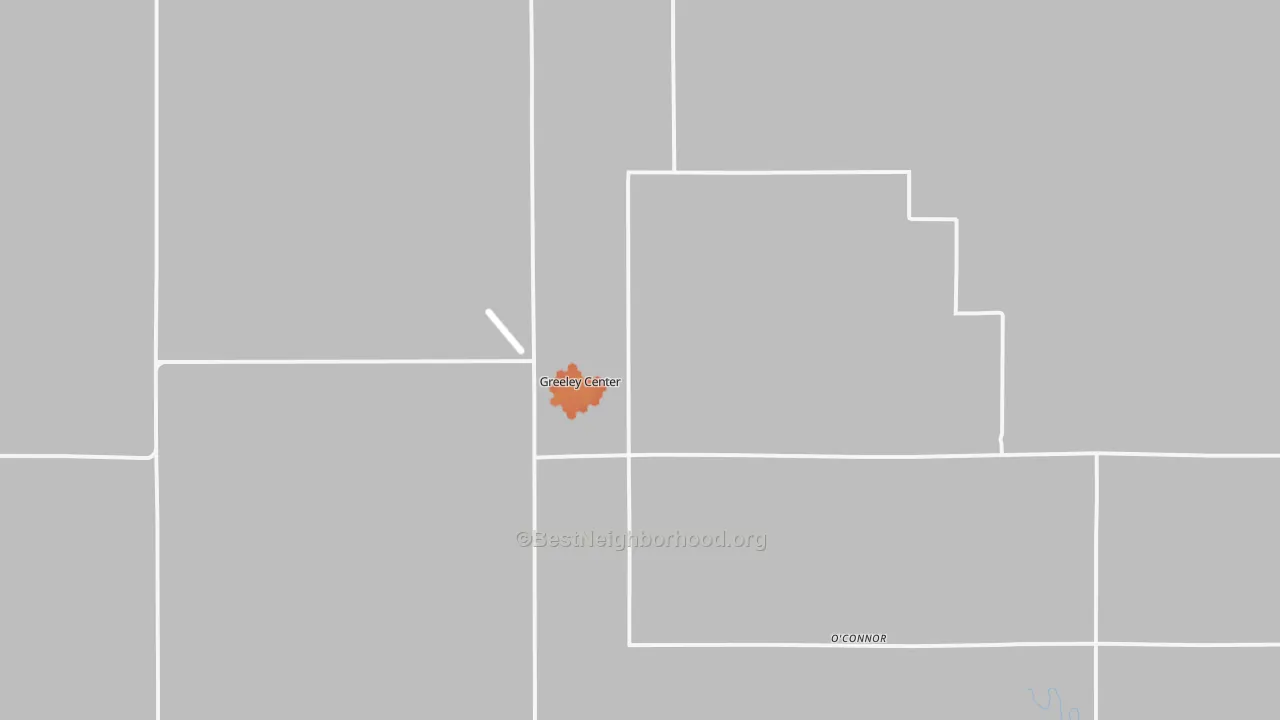 Bike Grade map of 68842, NE