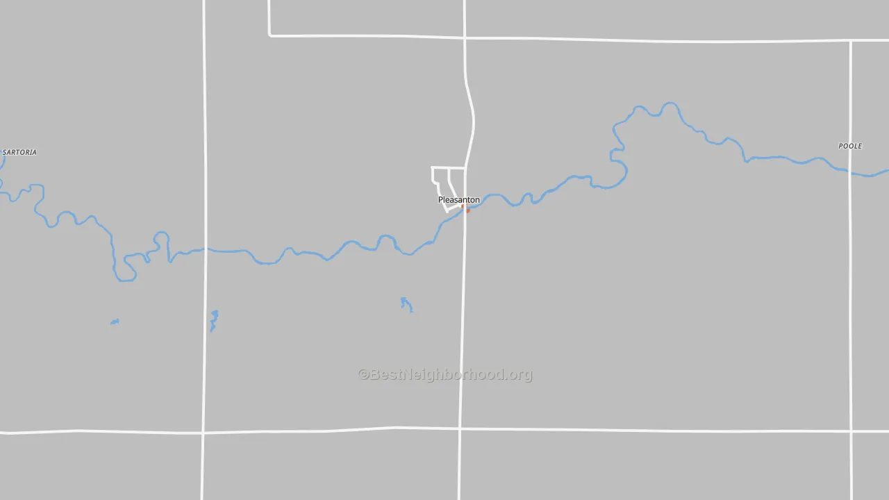 Bike Grade map of 68866, NE