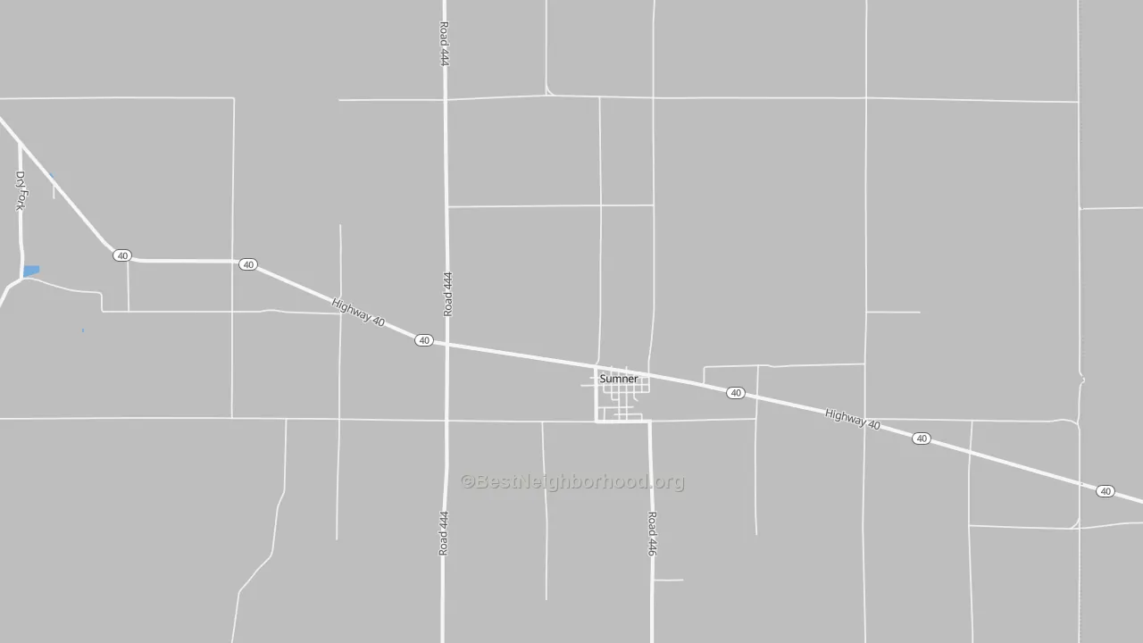Bike Grade map of 68878, NE