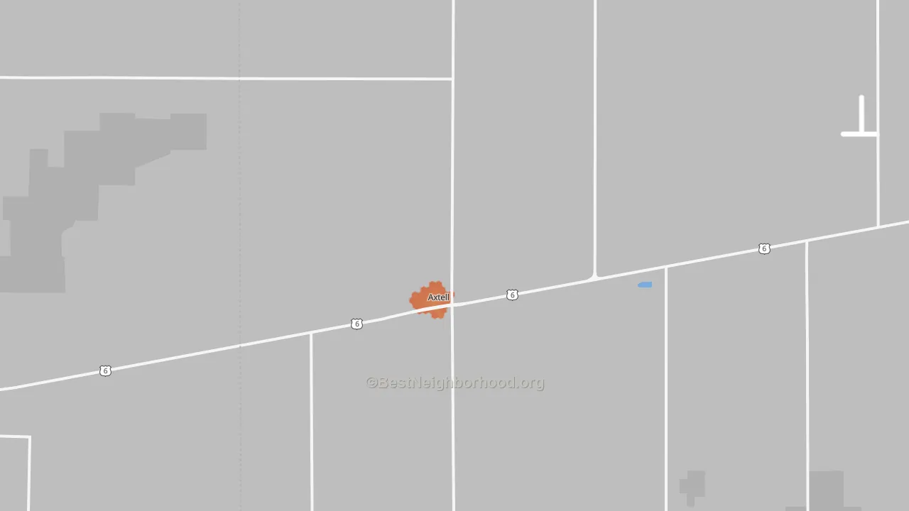 Bike Grade map of 68924, NE