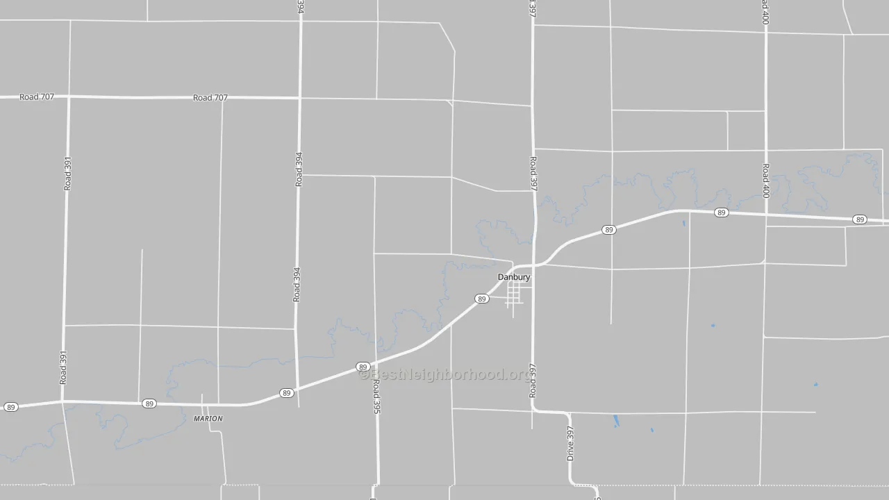 Bike Grade map of 69026, NE