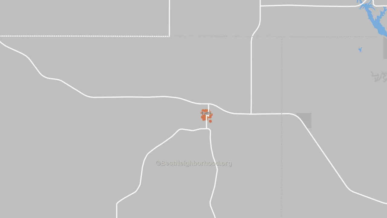 Bike Grade map of 69028, NE